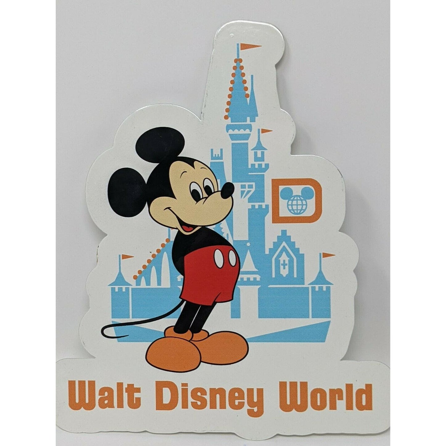 WDW 50th Anniversary Vault Collection Metal Sign Mickey Castle 1971 Disney World