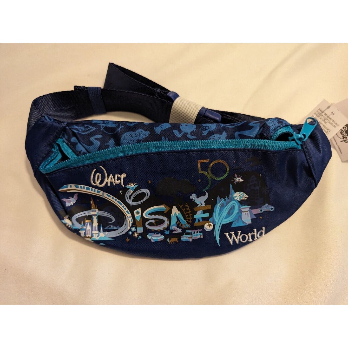 Walt Disney World WDW 50th Anniversary Fanny Pack Hip Belt Bag