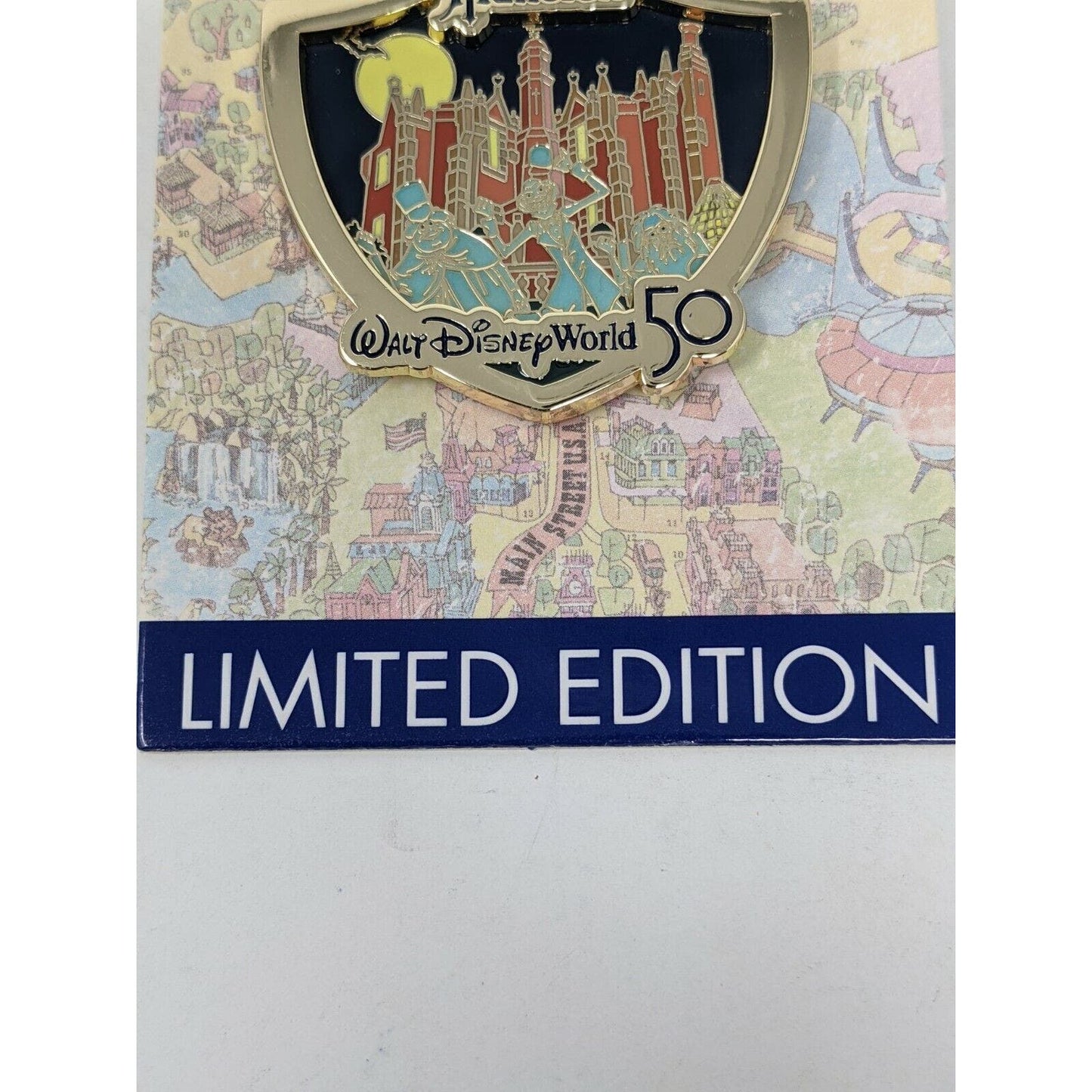 Haunted Mansion WDW 50th Anniversary Opening Day Attractions Disney LE Pin