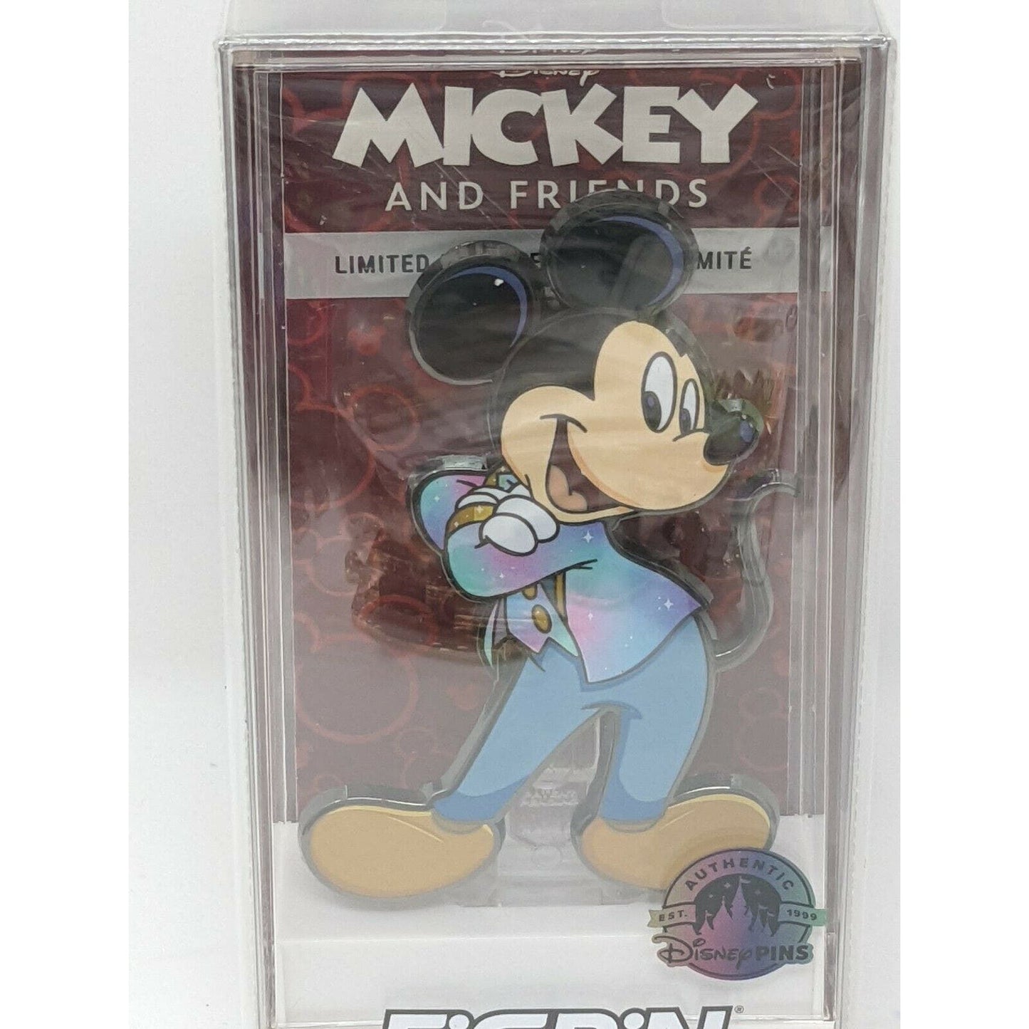 Mickey and Friends 50th Anniversary Mickey Mouse Figpin 773 Disney Parks LR Pin