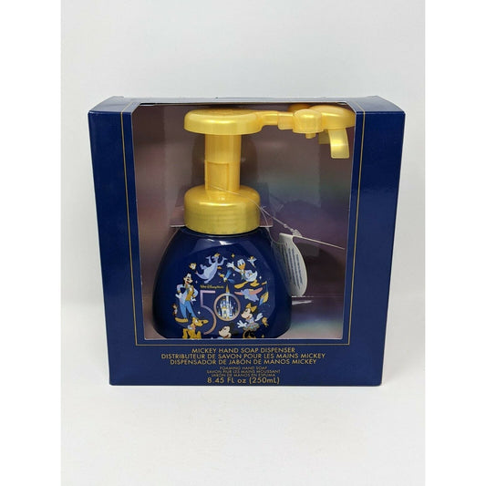 WDW 50th Anniversary Mickey Hand Foaming Soap Dispenser Walt Disney World