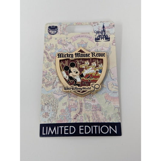 Mickey Mouse Revue Disney Pin WDW 50th Opening Day Attractions LE