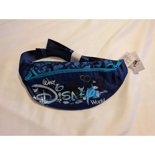 Walt Disney World WDW 50th Anniversary Fanny Pack Hip Belt Bag