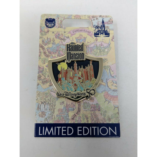 Haunted Mansion WDW 50th Anniversary Opening Day Attractions Disney LE Pin