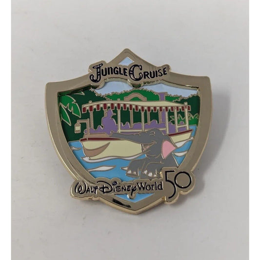 Jungle Cruise WDW.Walt Disney World 50th Opening Day Attractions LE Pin