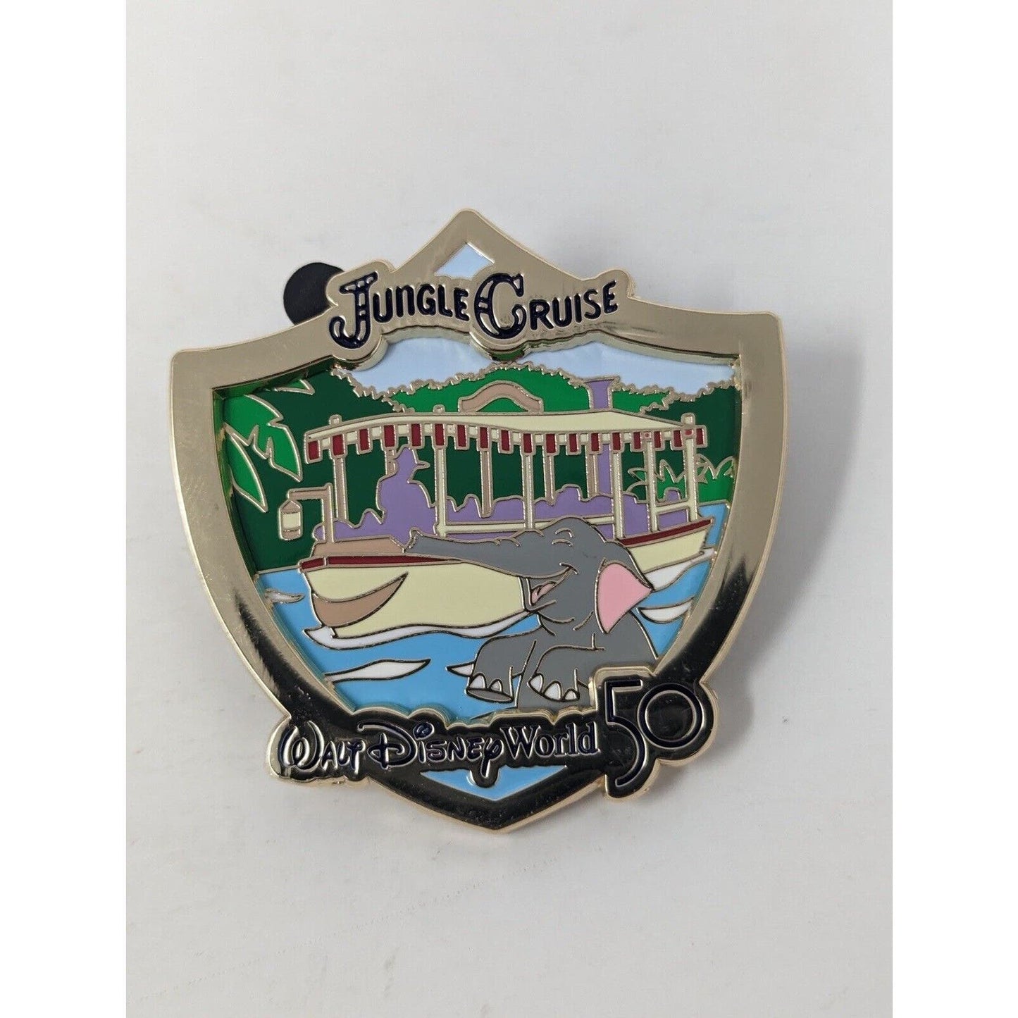 Jungle Cruise WDW.Walt Disney World 50th Opening Day Attractions LE Pin