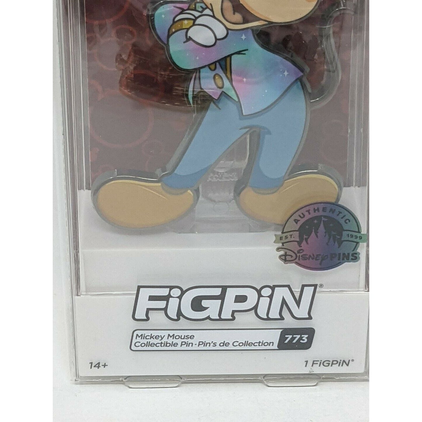 Mickey and Friends 50th Anniversary Mickey Mouse Figpin 773 Disney Parks LR Pin