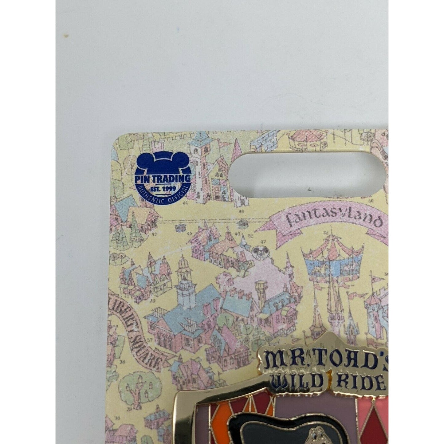 WDW 50th Anniversary Opening Day Attractions Mr Toads Wild Ride Disney LE Pin