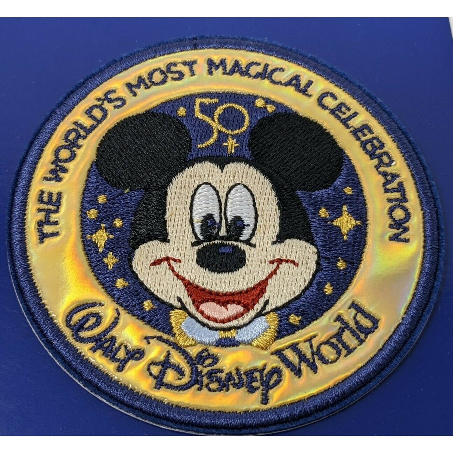 WDW 50th Anniversary Mickey Mouse Most Magical Celebration Patch